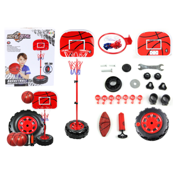 Kosz Do Koszykówki Regulowany Piłka Pompka 1.7M