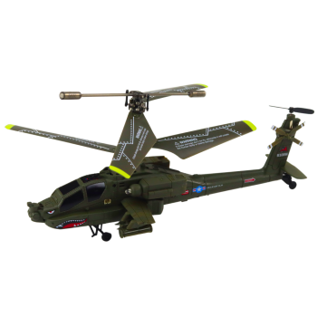 Helikopter Militarny Apache Zdalnie Sterowany RC Syma S109H Khaki