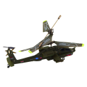 Helikopter Militarny Apache Zdalnie Sterowany RC Syma S109H Khaki