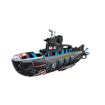 Wojskowa Łódź Podwodna Czarna Światła Dźwięki