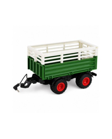 Traktor Rolniczy z Przyczepą Wywrotką Zdalnie Sterowany RC Światła 1:24