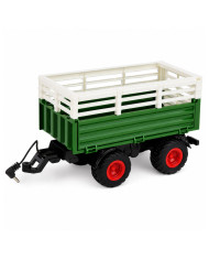 Traktor Rolniczy z Przyczepą Wywrotką Zdalnie Sterowany RC Światła 1:24