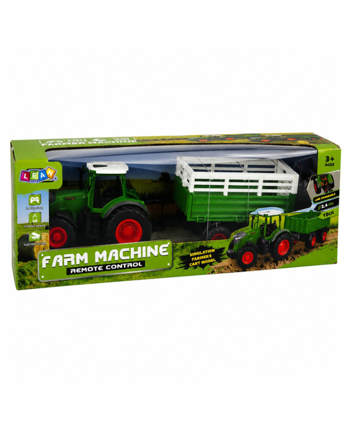 Traktor Rolniczy z Przyczepą Wywrotką Zdalnie Sterowany RC Światła 1:24