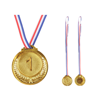Złoty Medal Pierwsze Miejsce Nagroda Trofeum Cynkowy 6,5cm