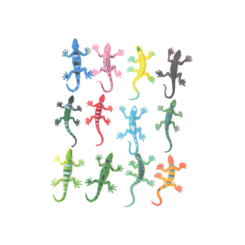 Zestaw Figurek Jaszczurki Gady Kolorowe 12 Sztuk