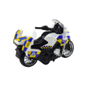 Motocykl Policyjny z Napędem Frykcyjnym Na Baterie Światła Dźwięk