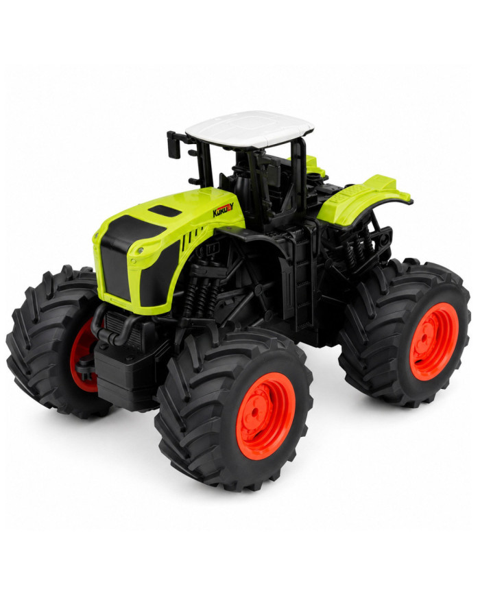 Wysoki Traktor Rolniczy Z Przyczepą Wywrotką Zdalnie Sterowany RC 1:16