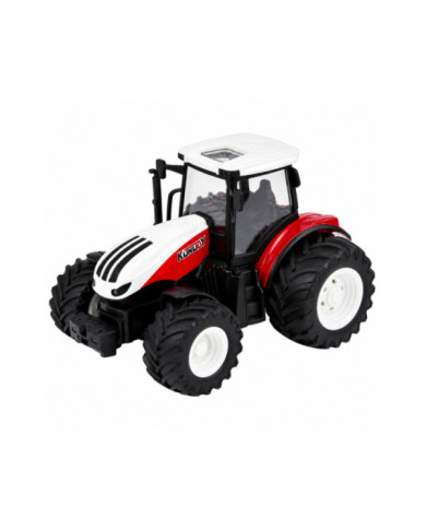 Traktor Rolniczy Z Przyczepą Wywrotką Zdalnie Sterowany Światła Dźwięk 1:24