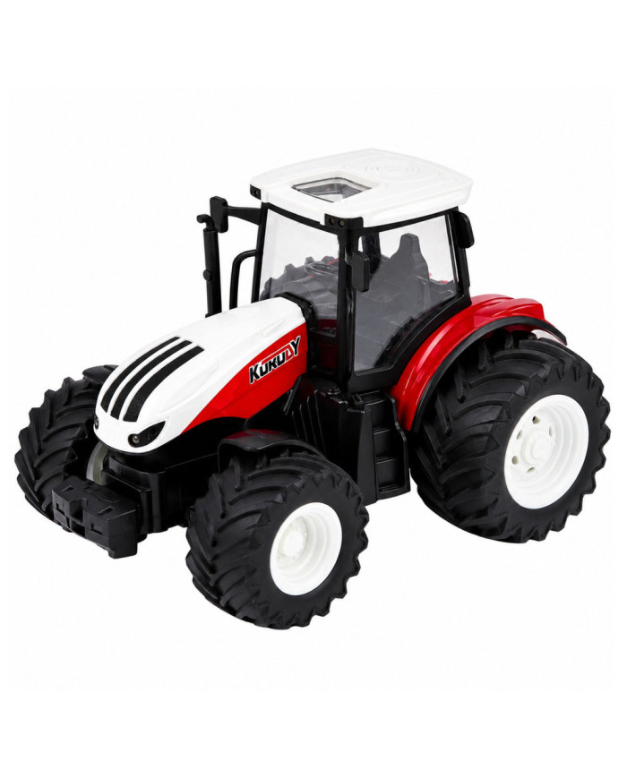Traktor Rolniczy Z Przyczepą Wywrotką Zdalnie Sterowany Światła Dźwięk 1:24