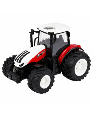 Traktor Rolniczy Z Przyczepą Wywrotką Zdalnie Sterowany Światła Dźwięk 1:24