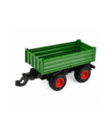 Traktor Rolniczy Z Przyczepą Wywrotką Zdalnie Sterowany Światła Dźwięk 1:24