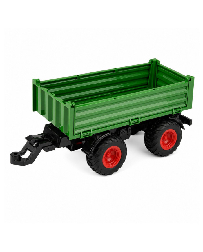 Traktor Rolniczy Z Przyczepą Wywrotką Zdalnie Sterowany Światła Dźwięk 1:24