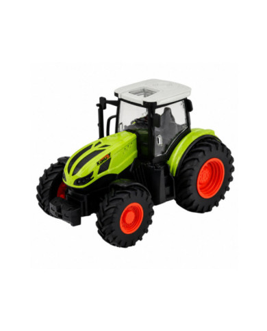 Traktor Rolniczy Z Przyczepą Wywrotką Zdalnie Sterowany RC Zielony 1:24