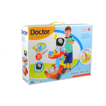 Wózek Lekarski z Akcesoriami 22 Elementy