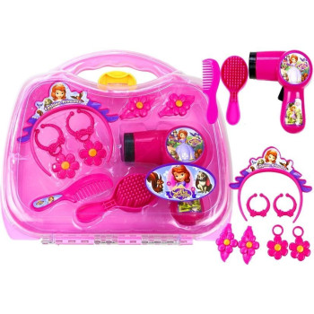 Zestaw Księżniczki w Walizce Suszarka Kolczyki