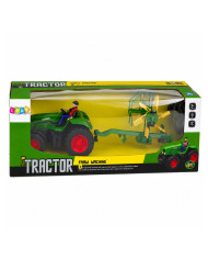 Traktor Rolniczy ze Zgrabiarką Rolnikiem Zdalnie Sterowany RC Światła 1:24
