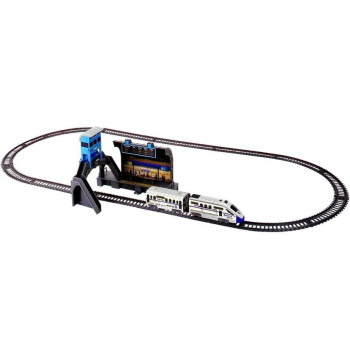 Kolejka na Baterie 244 cm + Dworzec Wagon