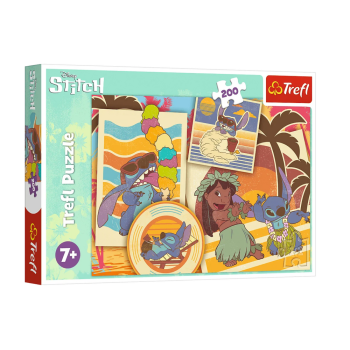 Puzzle - 200 - Muzyczny świat Lilo and Stitch - Disney Lilo and Stitch Trefl 13304