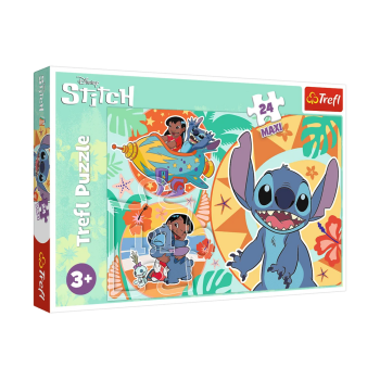 Puzzle - 24 Maxi - Wesoły dzień Lilo and Stitch - Disney Lilo and Stitch 14365