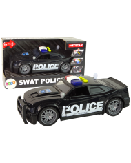 Auto Policja 1:14 Światła Dźwięki Czarne