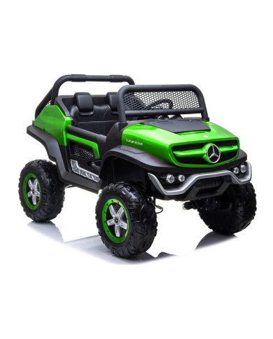 Auto na Akumulator Mercedes Unimog Zielony