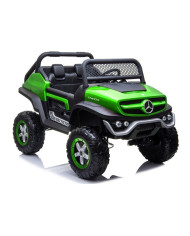 Auto na Akumulator Mercedes Unimog Zielony