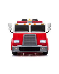 Wóz Strażacki na Akumulator Czerwony Dla Dzieci Pilot Sikawka LL911