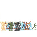 Duży Zestaw Żołnierzyków Militarny Wojsko Armia Figurki