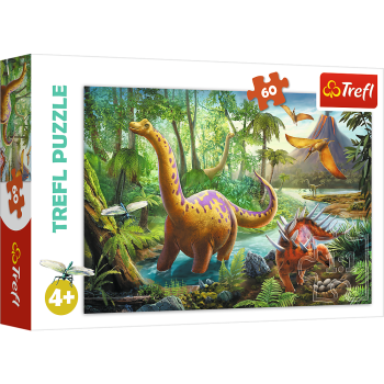 Puzzle 60 el. Wędrówka dinozaurów 17319