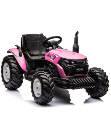 Traktor Na Akumulator HC-306 Różowy 24V