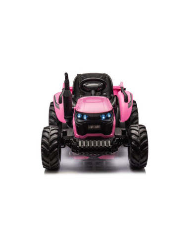 Traktor Na Akumulator HC-306 Różowy 24V