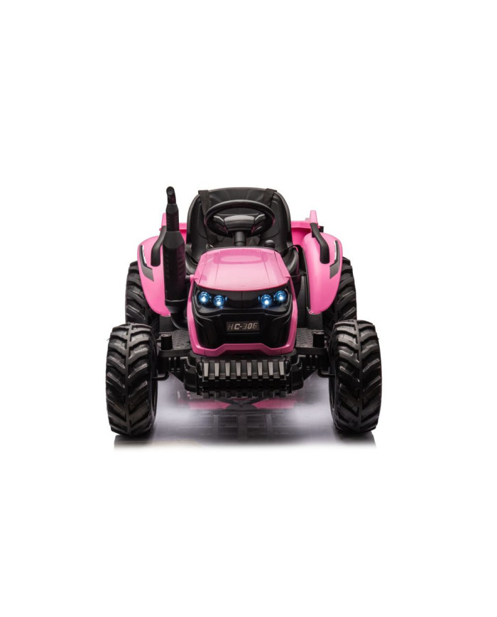Traktor Na Akumulator HC-306 Różowy 24V