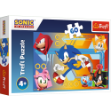 Puzzle Sonic 60 el. Sonic w akcji 17387