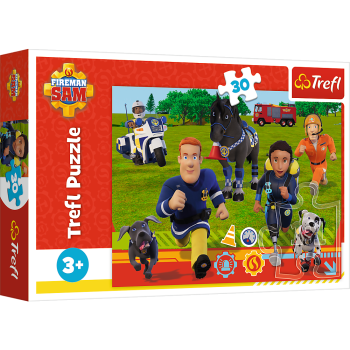 Puzzle - "30" - Gotowi do pomocy Strażak Sam Trefl 18297
