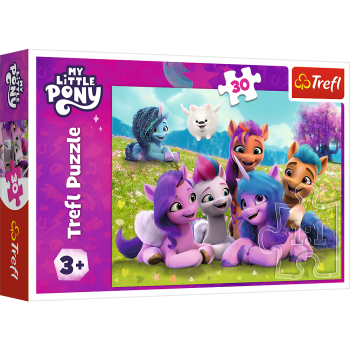 Puzzle - "30" - Przyjacielskie Koniki Pony My Little Pony Trefl 18299