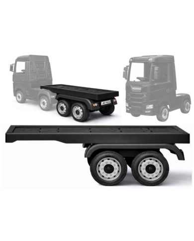 Naczepa do pojazdu HL358 Mercedes Scania Actros czarna
