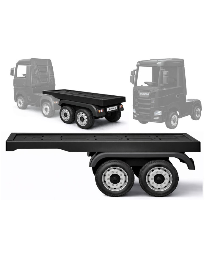Naczepa do pojazdu HL358 Mercedes Scania Actros czarna