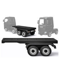Naczepa do pojazdu HL358 Mercedes Scania Actros czarna