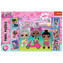 Puzzle - "100" - Zdjęcia Laleczek LOL Trefl 16443