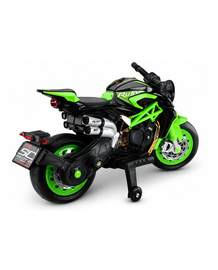 Motor Na Akumulator XW-07 Podświetlane Koła LED Zielony