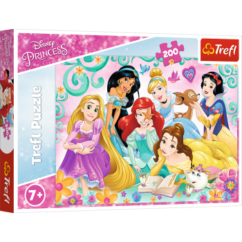 Puzzle - 200 - Radosny świat księżniczek - Disney Princess Trefl 13268