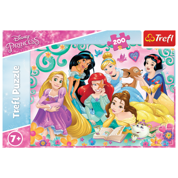 Puzzle - 200 - Radosny świat księżniczek - Disney Princess Trefl 13268
