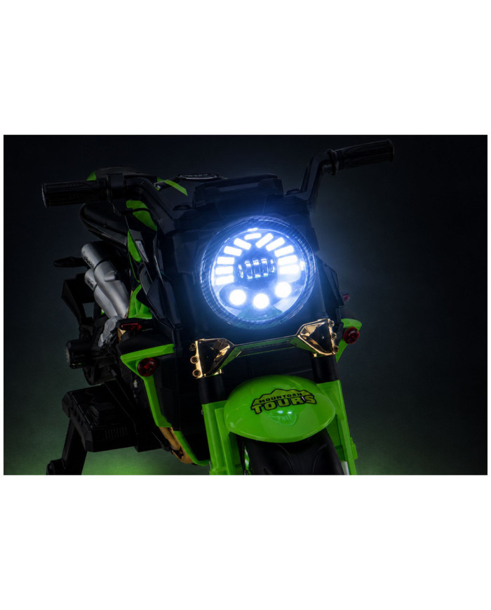 Motor Na Akumulator XW-07 Podświetlane Koła LED Zielony