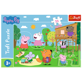 Puzzle - 24 Maxi - Zabawy na polanie - Peppa Pig 14342