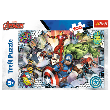 Puzzle - 100 - Sławni Avengers - Disney Marvel The Avengers 16454