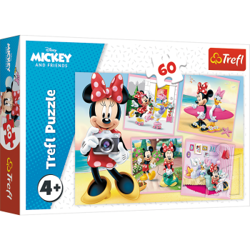 Puzzle - 60 - Urocza Minnie - Disney Minnie Trefl 17360