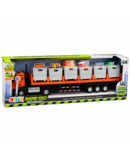 Ciężarówka Transportowa Na Baterie Produkty Spożywcze Pomarańczowa 1:40