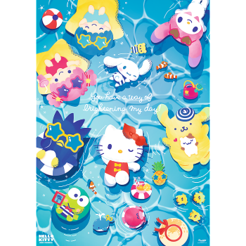 Puzzle - 1000 Premium Plus - Hello Kitty Letni relaks Trefl  12067