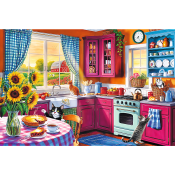 Puzzles - 300 EasyPiece - Poranek w kuchniFSC Mix 70% 23102