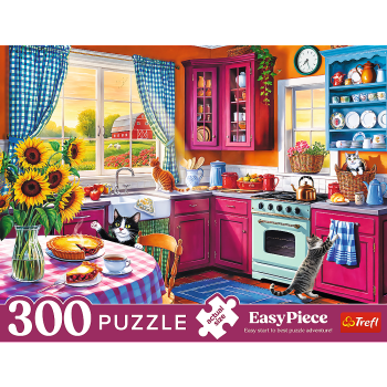 Puzzles - 300 EasyPiece - Poranek w kuchniFSC Mix 70% 23102